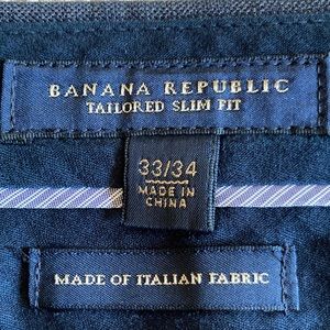 Banana Republic Tailored Slim Fit Dress pants 32x34